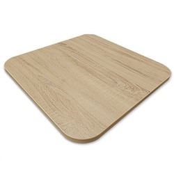 Столик журнальный SHT-TU37/ЛДСП 60/60
                        черный муар / дуб сонома