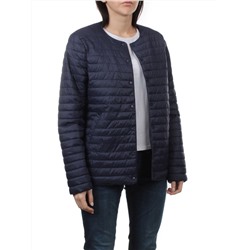 K-527 DK. BLUE Куртка демисезонная стеганая женская (70 гр. холлофайбер)