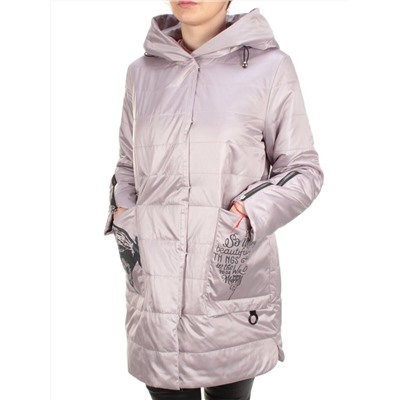ZW-2181-C LT. BEIGE Куртка демисезонная женская BLACK LEOPARD (100 гр.синтепона)