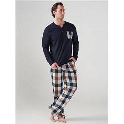 Мужская пижама "Горец" 1097-К / Темно-синий