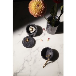 Органайзер для кухонных принадлежностей Marm, Ø10х17 см, черный мрамор