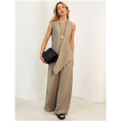 Удлиненный топ из плотного лиоцелла