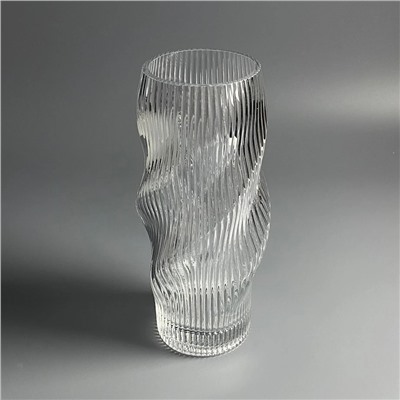 200-178 Декоративная ваза для цветов 29,5см в под.уп.(х6)Стекло