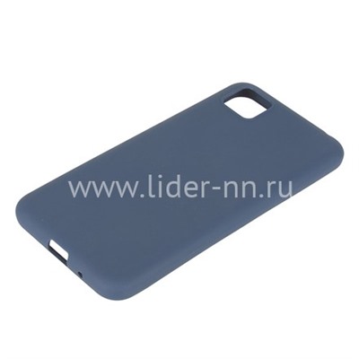 Задняя панель для Huawei Honor  9S Силикон матовый  (синяя)