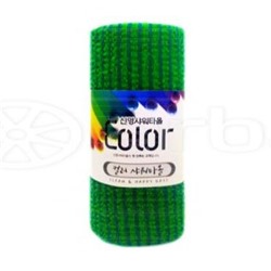 Массажная мочалка средней жесткости, в полоску, Clean&Happy Day Body Towel, COLOR, 28*95 см