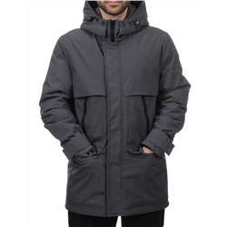 8891 DK. GRAY Куртка мужская зимняя облегченная (130 гр. холлофайбер)