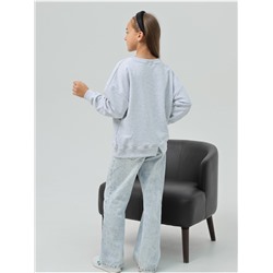 Свитшот "Детский" Серый Меланж