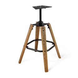 Стул барный SHT-ST35/S93
                        тихий океан / браш.коричневый / черный муар