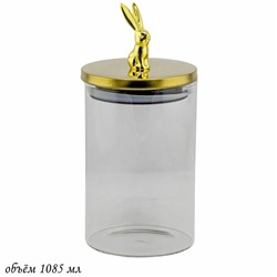 588-486 Банка для сыпучих продуктов 1085мл. в под.уп.(х24)
