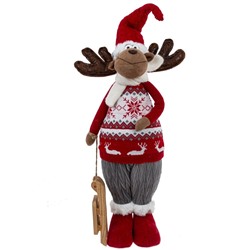 GAEM Игрушка набивная "Олень", L23 W14 H56/43 см
