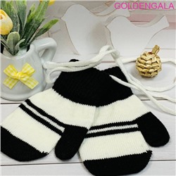 Детские варежки утепленные длина 11 см Арт 2 модель 1