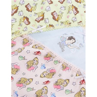 5pk Pure Cotton Disney Princess™ Knickers (2-12 Yrs)
