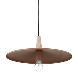 Светильник подвесной Mango Pyor, Ø29х26 см, коричневый
