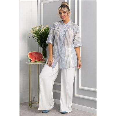 Блуза Июль (голубая) Б13876-24М