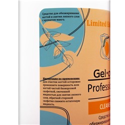 Средство для обезжиривания ногтей и снятия липкого слоя GEL-OFF CLEANER «Сочное манго», 1000 мл