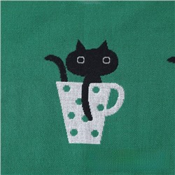 Towel, tea cup, gauze soft scarf, 34*40cm