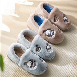 Slippers, men's demi-season keep warm non-slip footwear indoor platform, plus size