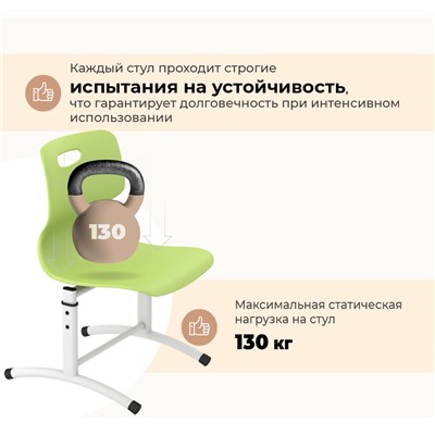 Стул Дельта SHT-S-TN27/3-5
                        д3-5 мятный / белый муар