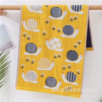 Gauze towel with snail secretion, soft wet wipes for face, wholesale