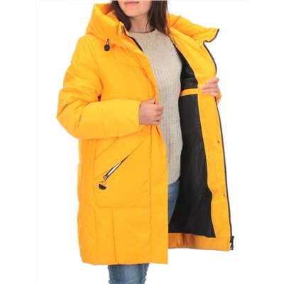 M-22123 YELLOW Пальто зимнее женское MEAJIATEER (био-пух)