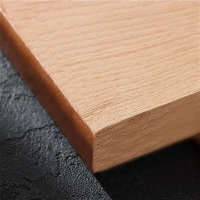 Доска разделочная деревянная Magistro, 40×30×3 см, толщина 2,5-3 см, цельный массив бука