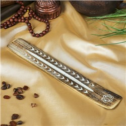 Подставка под благовония «Клевер», 0.5×3.5×26 см, дерево