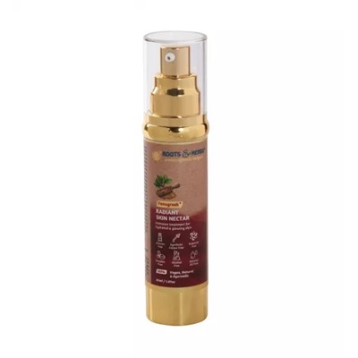 Увлажняющая сыворотка для лица и шеи с Пажитником (30 мл), Fenugreek Radiant Skin Nectar, произв. Roots & Herbs