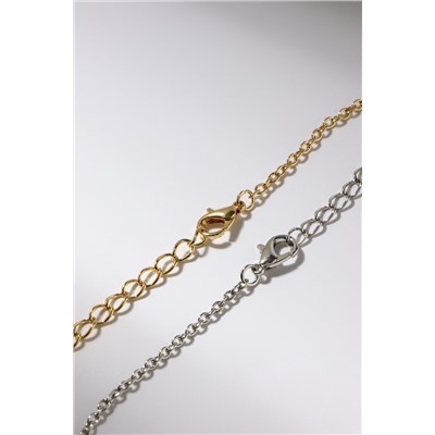 Кулоны парные на цепочке Best friends, 45 см, цвет серебряный, золотой