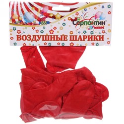 Воздушные шары"Сердце" 12"/30см (набор 15 шт), красный