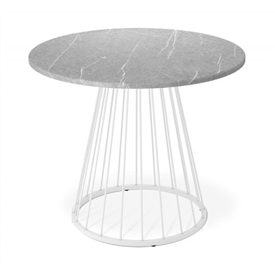 Стол SHT-TU85/TT90 МДФ
                        белый муар / серый мрамор