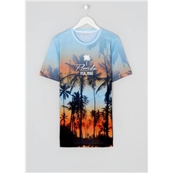 Florida Palm Print T-Shirt