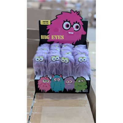 Ручка с помпоном "Jellyfish", mix, шоу-бокс 16 шт.