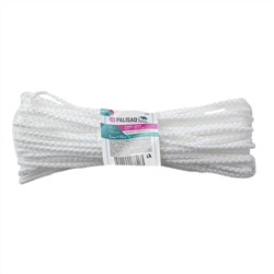Шнур бельевой полипропиленовый с сердечником, 5 мм, L 15 м, белый, Home Palisad