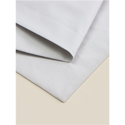 Наволочка 300ТС SL Home Percale 50×70+3 см, серый, 100% хлопок