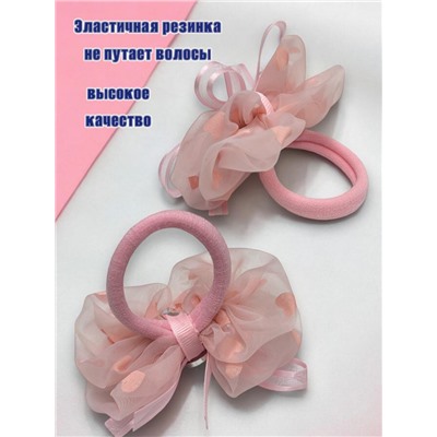 Бантик на эластичной резинке 2 шт Арт РД12 /1