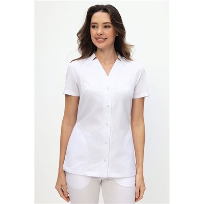 Блуза медицинская женская 3-97-04-1 / ADVA Белая (0F)