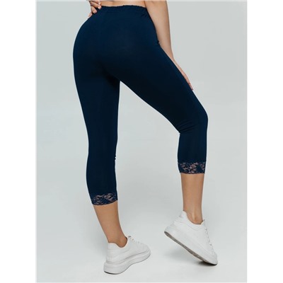 Бриджи Кружево синий Лт