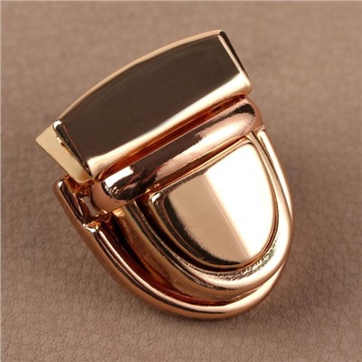 Застёжка для сумки, 3×2 см, цвет золотой