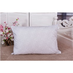 Подушка "Бамбук" поплин на молнии лебпух+бамбук,стег,лента,сумка(Н)