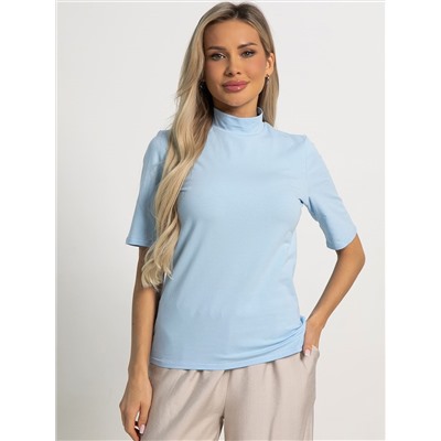 Водолазка с коротким рукавом (голубая) Б15599-50М