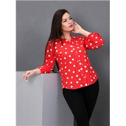 Рубашка Делина красный ИвК