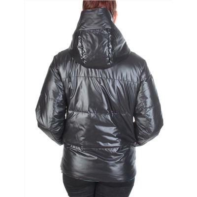 8278 BLACK Куртка демисезонная женская BAOFANI (100 гр. синтепон)