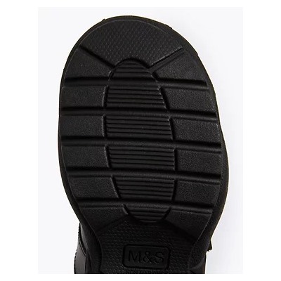 Kids’ Leather Riptape School Shoes (8 Small - 1.5 Large)