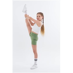 Велосипедки укороченные в рубчик для девочки Happyfox