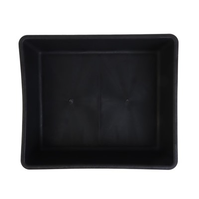 Ящик для рассады, 35 × 30 × 9 см, 6,5 л, пластик, чёрный