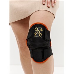 Наколенник фиксирующий согревающий из собачьей шерсти с медной нитью