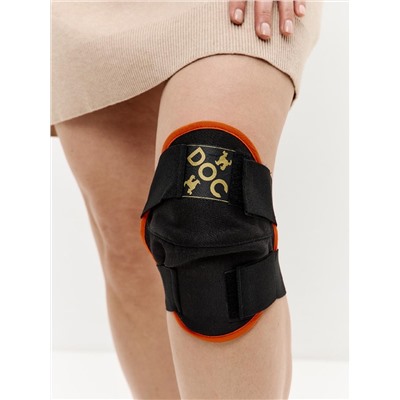 Наколенник фиксирующий согревающий из собачьей шерсти с медной нитью