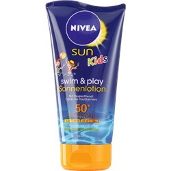 NIVEA SUN Крем для загара Kids Swim+Play LSF50+, 150 мл