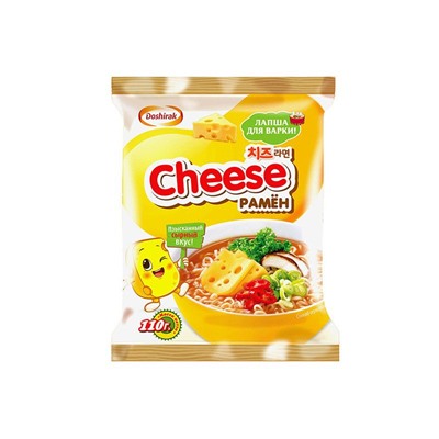 Чиз Рамён - Корейская Лапша 110 гр пакет с сыром