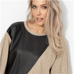 Лонгслив с асимметричным низом, Сердце к сердцу